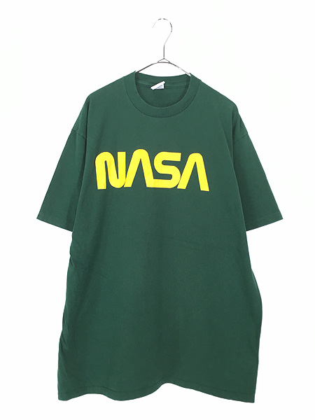 古着 00s 「NASA」 BIG ロゴ プリント Tシャツ XL 古着 - 古着 通販