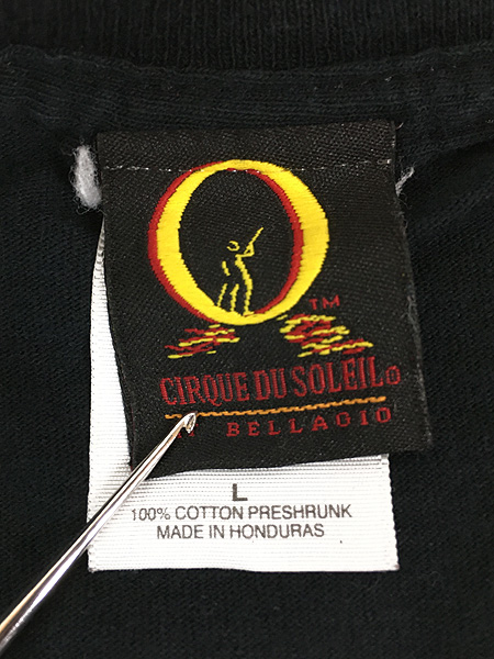 古着 Cirque du Soleil 「O」 パフォーマンス アート Tシャツ L 古着