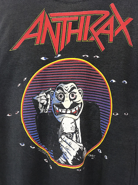 古着 80s USA製 ANTHRAX 「DON'T YOU FUCK'N LOOK AT ME!」 ヘヴィ 