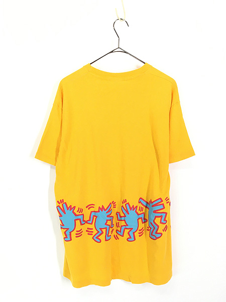 古着 80s USA製 Keith Haring キース へリング 貴重!! マルチ オオカミ