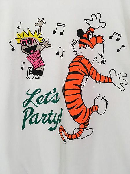 古着 80s USA製 Calvin and Hobbes カルビン ホッブズ 絵本 ポップ