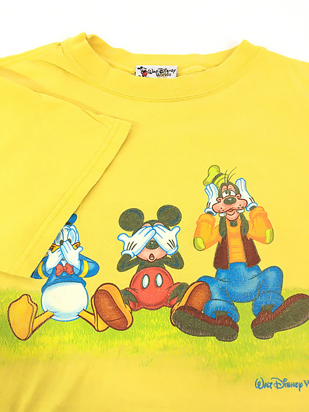 90s　ディズニー　Tシャツ　オールドミッキー