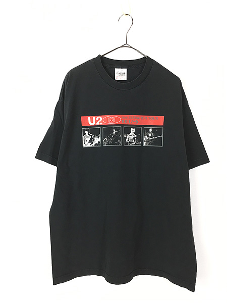 U2 ヴィンテージ バンドTシャツ 激レア ツアーT柄デザインプリント