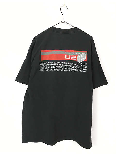 古着 00s USA製 U2 「Elevation Tour」 ツアー ロック バンド T