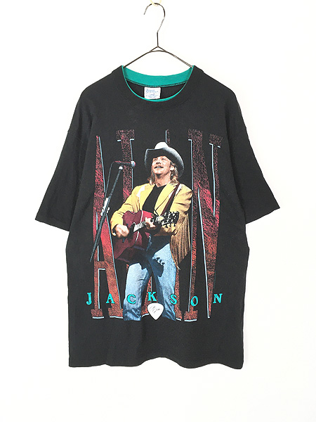 古着 90s USA製 Alan Jackson ツアー カントリー ブルース ミュージック Tシャツ L 古着