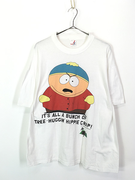 古着 90s SOUTH PARK サウスパーク アニメ キャラクター Tシャツ L 