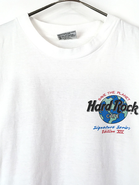 古着 90s USA製 Hard Rock Cafe 「Peter Gabriel」 シグネチャー ハードロック アート Tシャツ M  古着【10off】 - 古着 通販 ヴィンテージ 古着屋 Dracaena ドラセナ