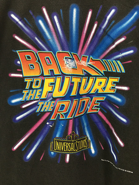 古着 90s USA製 Universal Studios Back to the Future デロリアン 