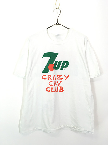 古着 90s 7UP セブンアップ ドリンク 企業 「CRAZY CAV CLUB」 Tシャツ ...