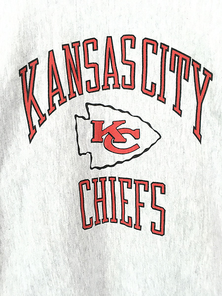 古着 90s USA製 Champion Reverse Weave NFL Kansas City Chiefs