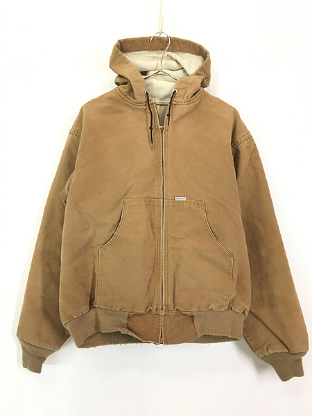 古着 80s USA製 Carhartt 裏地 メッシュ ブラウン ダック