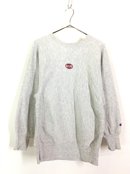 古着 90s Champion Reverse Weave 「TEMPLE」 センター ロゴ プリント