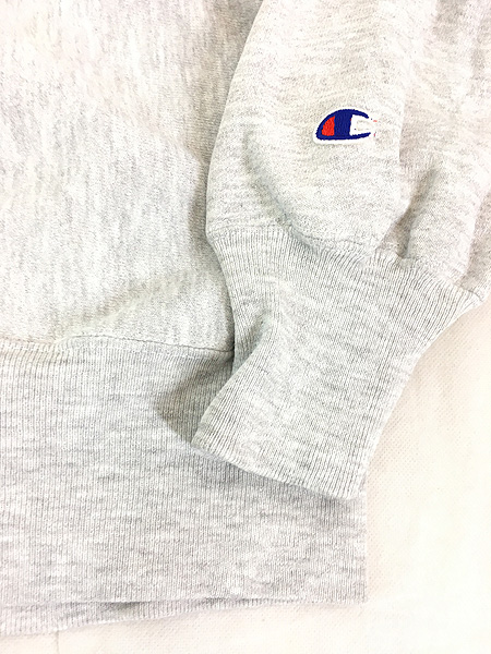 古着 90s Champion Reverse Weave 「TEMPLE」 センター ロゴ プリント 