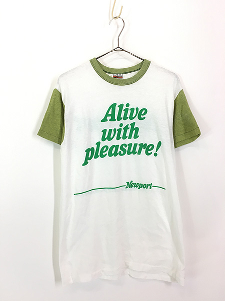 古着 80s Newport 「Alive with pleasure!」 タバコ シガレット 2 