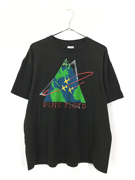 古着 80s Pink Floyd 「World Tour 87」 ツアー ロック バンド Tシャツ ...
