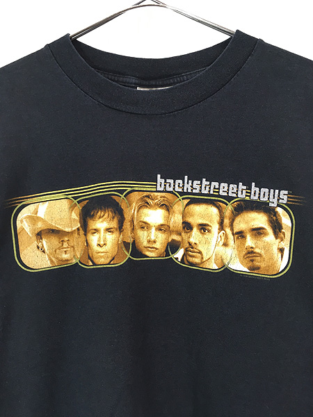 古着 90s Backstreet Boys ポップ ロック バンド Ｔシャツ L 古着