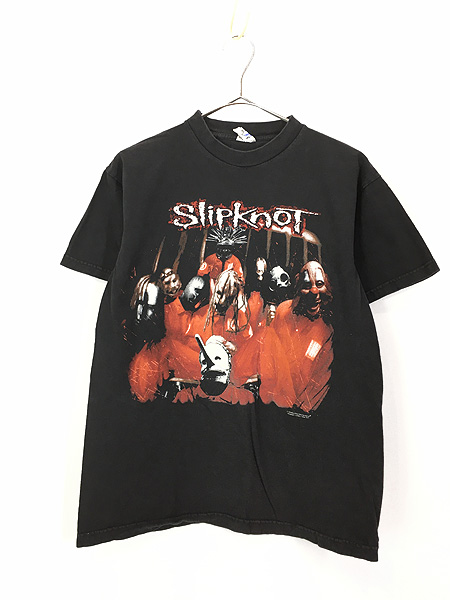 古着 90s USA製 Slipknot フォト グラフィック 覆面 ヘヴィ メタル