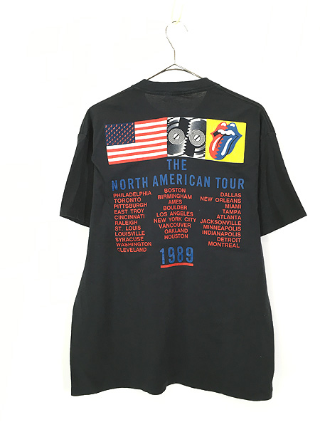 古着 80s USA製 Rolling Stones 「North American Tour 1989」 北米