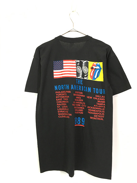 古着 80s USA製 Rolling Stones 「North American Tour 1989」 北米 ...