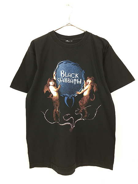 古着 90s Black Sabbath 「Reunion Tour」 ツアー ヘヴィメタル ロック バンド Tシャツ XL位 古着 - 古着 通販  ヴィンテージ　古着屋 Dracaena ドラセナ