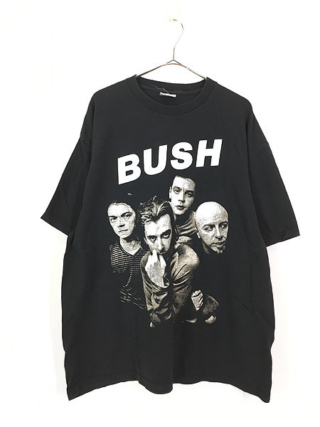 古着 90s USA製 Bush 希少!! 両面 BIG フォト オルタナ ロック バンド