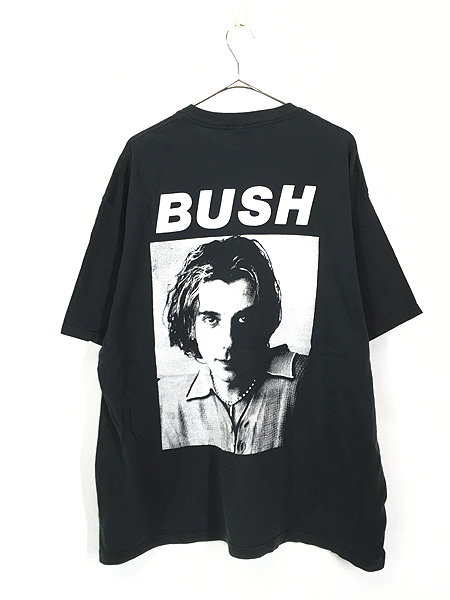 古着 90s USA製 Bush 希少!! 両面 BIG フォト オルタナ ロック バンド 