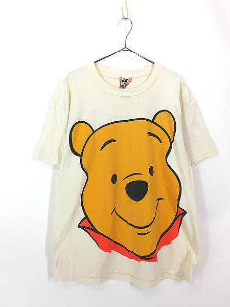 古着 90s USA製 Disney Pooh クマのプーさん BIG フェイス Tシャツ XXL位 古着 古着 通販 ヴィンテージ 古着屋  Dracaena ドラセナ