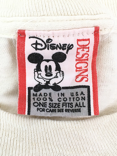 実寸サイズ日本2XL相当Disney 90s 2XL USA プーさん ディズニー アイボリー Tシャツ