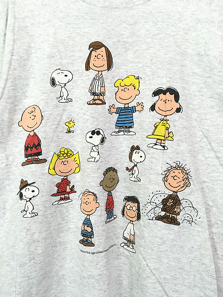 古着 90s USA製 Snoopy スヌーピー キャラクター Tシャツ L 古着