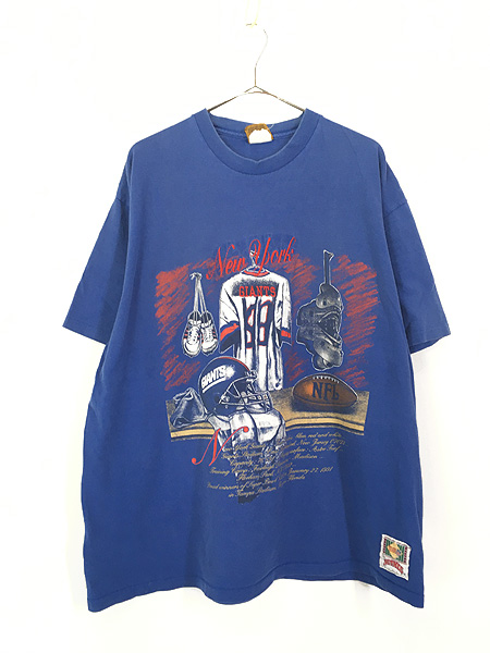 古着 90s USA製 NFL New York Giants ジャイアンツ グラフィック