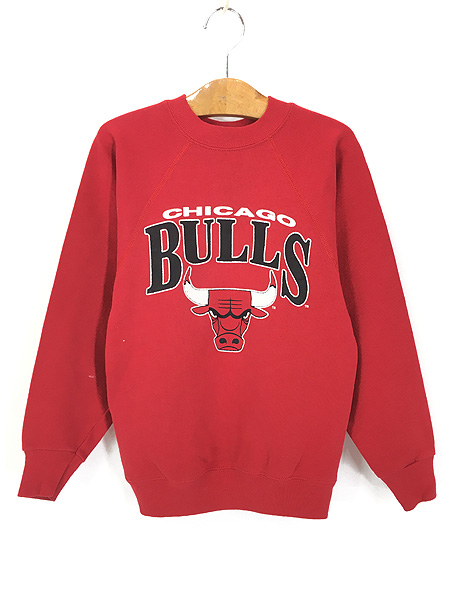 キッズ 古着 80s USA製 NBA Chicago Bulls ブルズ プリント スウェット トレーナー M 10-12歳位 古着 - 古着 通販  ヴィンテージ　古着屋 Dracaena ドラセナ