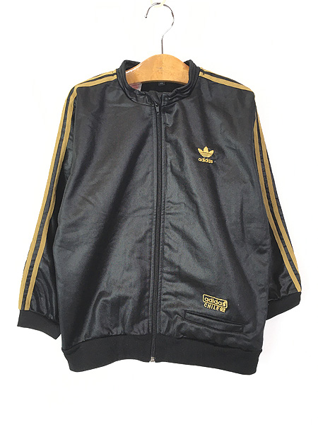 古着 90s adidas 3ストライプス 光沢 ファイヤーバード ジャージ