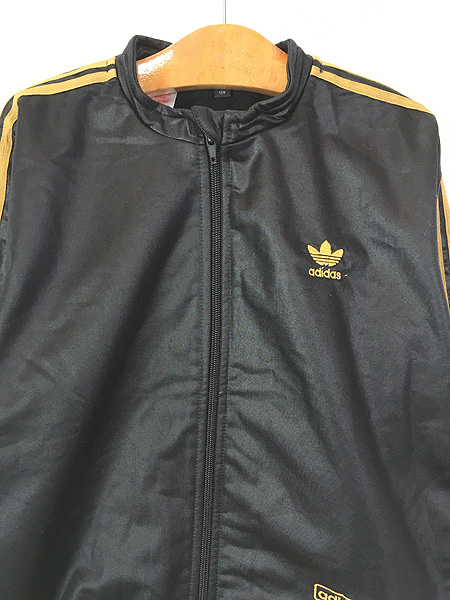 90s adidas CHILE 62 セットアップ ジャージ 黒 金