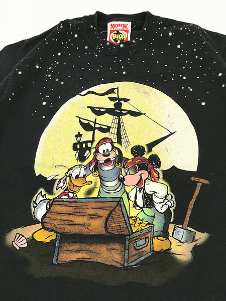 キッズ 古着 USA製 Disney ミッキーと仲間たち 海賊 パイレーツ