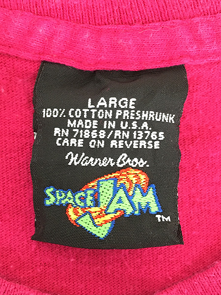 キッズ 古着 90s USA製 SPACE JAM オールド ムービー キャラクター