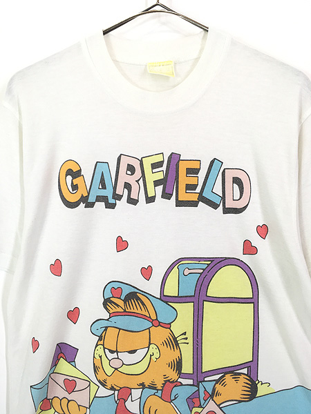 レディース 古着 80s Garfield ガーフィールド 郵便屋さん ...