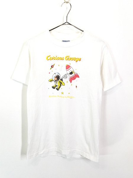 宅配便配送 George 90sヴィンテージ☆Curious おさるのジョージ Ｌ T