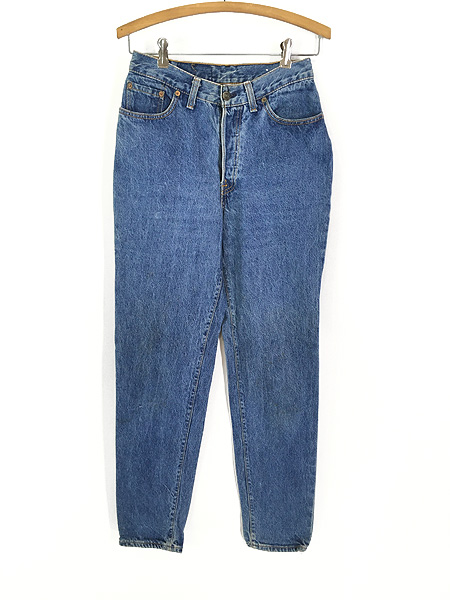 レディース 古着 80s USA製 Levi's 17501-0122 インシーム シングル デニム パンツ ジーンズ テーパード W27.5 L31  古着 - 古着 通販 ヴィンテージ　古着屋 Dracaena ドラセナ