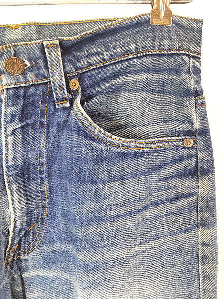 レディース 古着 70s USA製 Levi's 20517-0217 オレンジタブ デニム ブーツカット パンツ ジーンズ W29 L31 古着 -  古着 通販 ヴィンテージ　古着屋 Dracaena ドラセナ