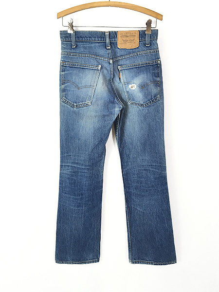 レディース 古着 70s USA製 Levi's 20517-0217 オレンジタブ デニム ブーツカット パンツ ジーンズ W29 L31 古着 -  古着 通販 ヴィンテージ　古着屋 Dracaena ドラセナ