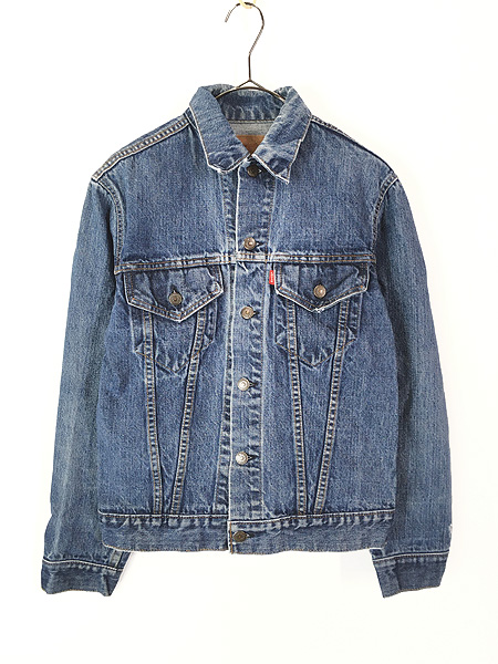 レディース 古着 80s USA製 Levi's 70505 4th ブルー デニム