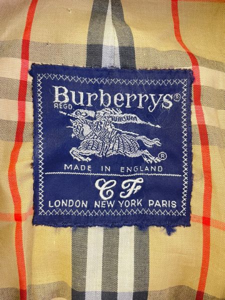 レディース 古着 80s 英国製 Burberry of London チェック ライナー