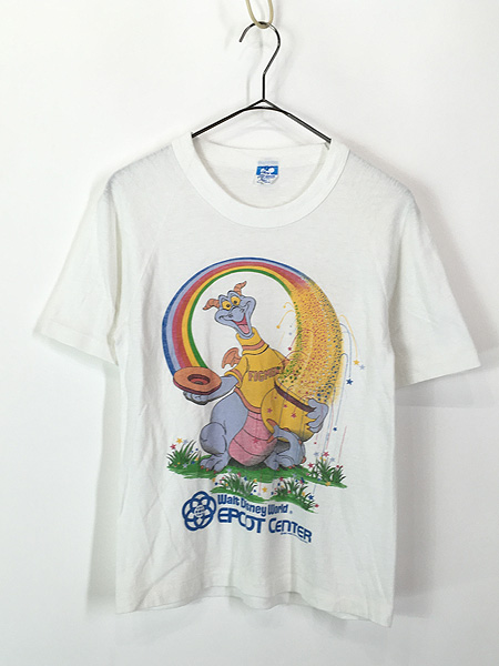 幻 80s USA製 Disney Figment プロモ Tシャツ OSFAディズニー