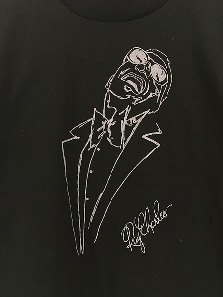 レディース 古着 80s RAY CHARLES レイチャールズ JAZZ ミュージック T