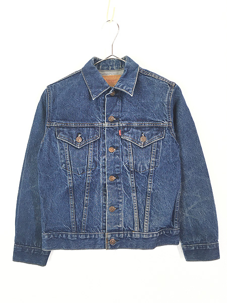 レディース 古着 80s USA製 Levi's 70704-0261 4th ブルー デニム