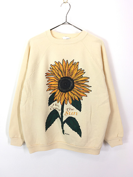 90s TULTEX ひまわり スウェット vintage XL USA製鉄脚アトム - スウェット