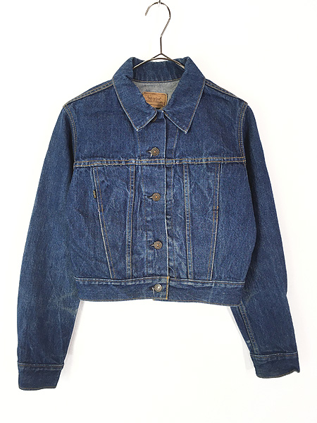 レディース 古着 80s Levi's 75844-0217 黒タブ 濃紺 インディゴ 