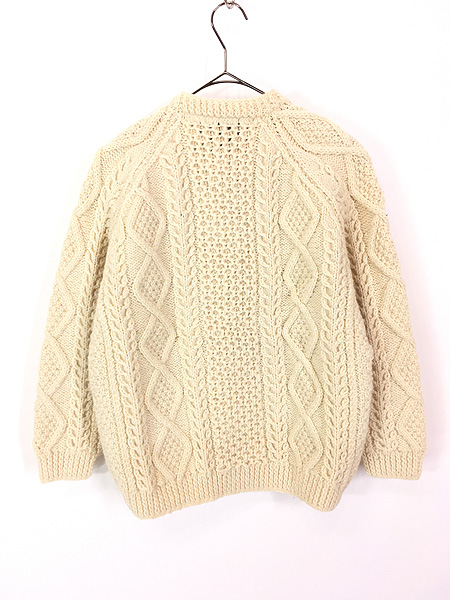 Aran Woollen Mills  ウールハンドニットカーディガン