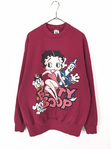 レディース 古着 90s USA製 BETTY BOOP ベティー ブープ BIG プリント