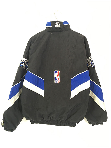 古着 90s NBA Orlando Magic マジック ハーフジップ パデット ナイロン ...